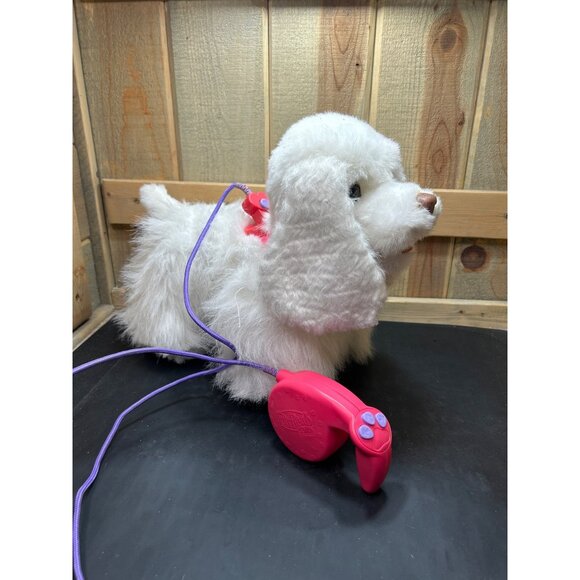 FurReal White Plush Interactive Dog Toy With Remote Control - Picture 2 of 7